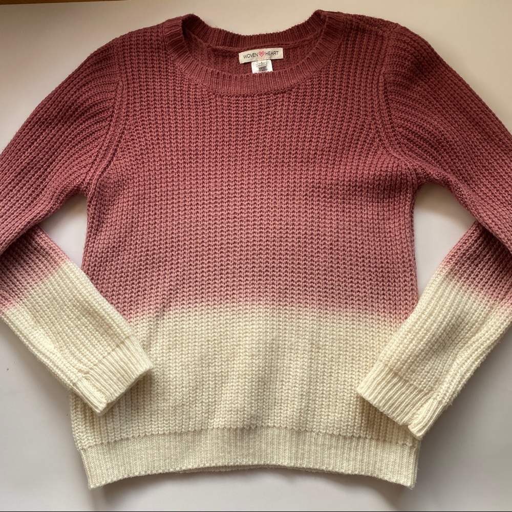 woven ombré sweater
